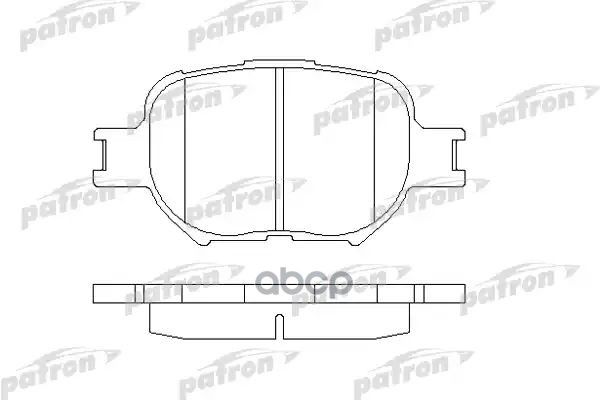 Колодки Тормозные Дисковые Передн Toyota: Celica 99-, Corolla Verso 02-04, Corolla Wagon 00-02, Corolla Универсал 02- PATRON ...