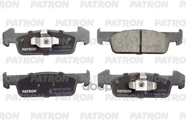 Колодки тормозные дисковые перед. RENAULT LOGAN IISANDERO II 14- PBP1700 PATRON арт. PBP1700