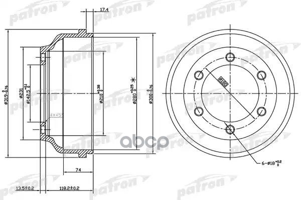 Барабан Тормозной Задн Ford: Transit C Бортовой Платформой 91-, Transit Автобус 91-, Transit Автобус 00-, Transit Фургон 91-0...