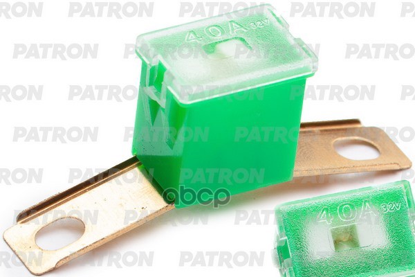 Предохранитель Блистер 1Шт Plb Fuse (Pal295) 40A Зеленый 48X12x21.5mm PATRON арт. PFS135