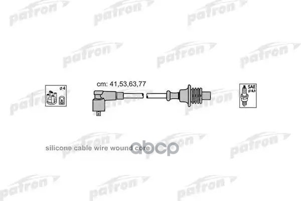 Комплект Проводов Зажигания Citroen: Berlingo 96-, Jumper 94-02, Xantia 98-03,Xsara 97-05,Fiat: Duca Psci2001 PATRON арт. PSC...