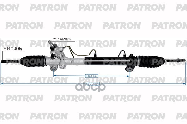Рейка Рулевая Toyota Sienna (L2) 03-09 PATRON арт. PSG1043