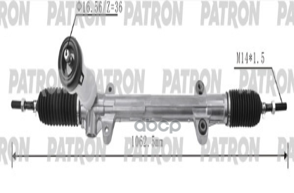 Рейка Рулевая Hyundai Elantra (Hd) 1.6 Cvvt 06.06 - 06.11 Hyundai I30 (Fd)10.07 - Psg3086 PATRON арт. PSG3086