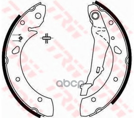 Колодки Тормозные Барабанные Задн Toyota: Avensis 1.6/1.8/2.0/2.0Td 97-03 PATRON арт. PSP581