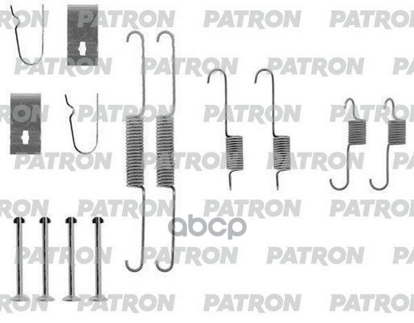 Комплект монтажный тормозных колодок барабанных KIA: SEPHIA 95-, SEPHIA СЕДАН 93-, SHUM PATRON PSRK0047 PATRON арт. PSRK0047