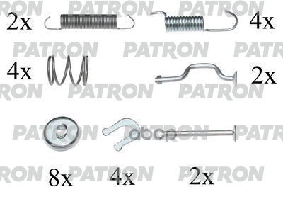 Комплект Монтажный Тормозных Колодок Барабанных Toyota: Avensis 99-03, Avensis Liftback 99-03, Avensis Station Wagon 99-03, C...