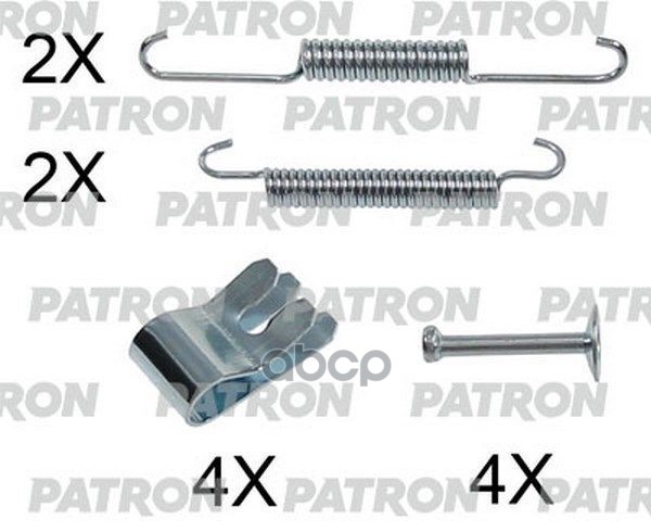 Комплект Монтажный Тормозных Колодок Барабанных Land Rover: Freelander Ii 06- PATRON арт. PSRK0217