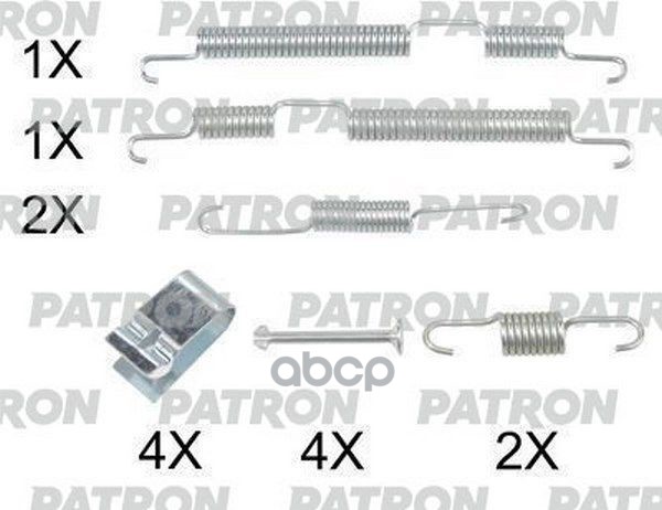 Комплект Монтажный Тормозных Колодок Барабанных Hyundai: Getz (Tb) 02- PATRON арт. PSRK0229