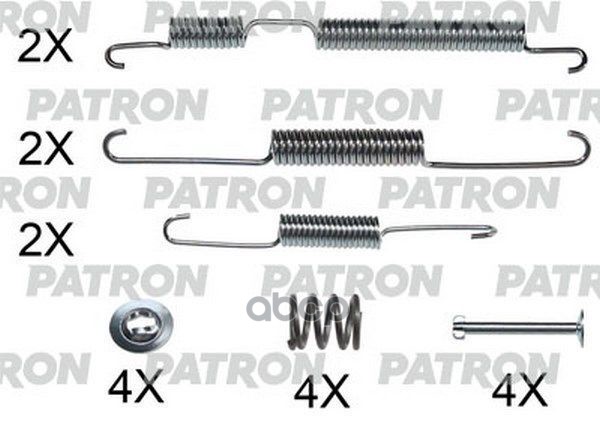 Комплект Монтажный Тормозных Колодок Барабанных Kia: Soul 09- PATRON арт. PSRK0252