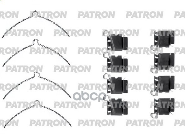 Комплект Монтажный Тормозных Колодок Дисковых Lexusu Su 01-, Is 99-, Gs 93-00, Toyota: Supra 93-98 PATRON арт. PSRK1250