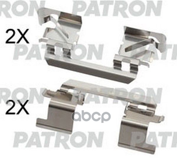 Комплект Монтажный Тормозных Колодок Дисковых Honda: Jazz Iii 08-, Insight 09-, Cr-Z 10- PATRON арт. PSRK1302