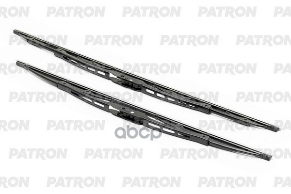 Щетки Стеклоочистителя 53См + 48См К-Кт Каркасная С Креплением Только Под Крюк PATRON арт. PWB5348-C-KIT