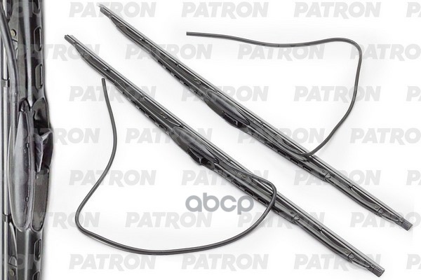 Щетки стеклоочистителя 61см + 61см к-кт каркасная с креплением только PWB610CS PATRON арт. PWB610CS