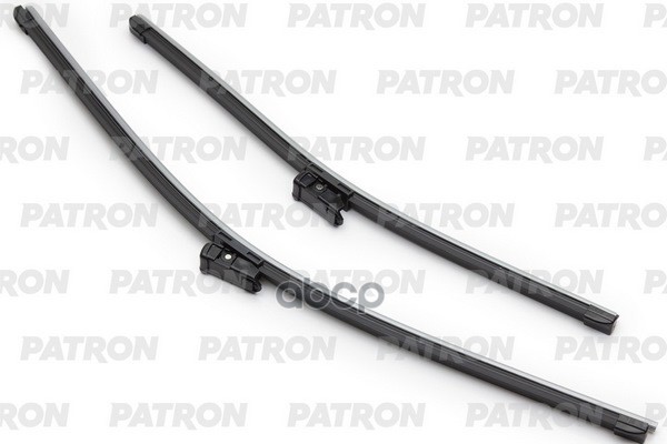 Щетки Стеклоочистителя 61См + 45См К-Кт Плоская Push Button 16Mm Skoda Octavia Iii 12- PATRON арт. PWB6145-KIT-SKO