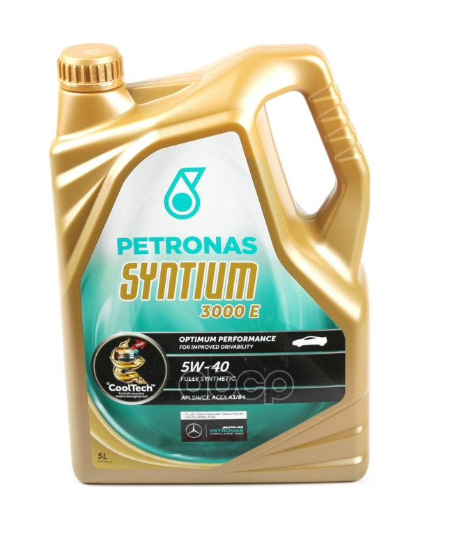 PETRONAS Масло моторное синтетическое Syntium 3000 E 5W40 A3/B4 5л