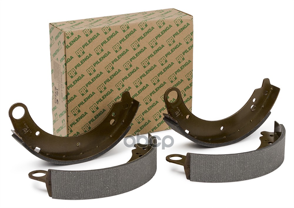 Колодки тормозные барабанные 2 длинные+2 короткие ГАЗ 2410, 3110 BS-T1003N PILENGA арт. BS-T1003N