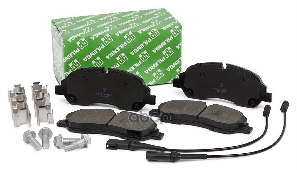 Колодки тормозные диск.передние усиленные с датчиком TRANSIT с 2012 FD-P9980T PILENGA арт. FD-P9980T