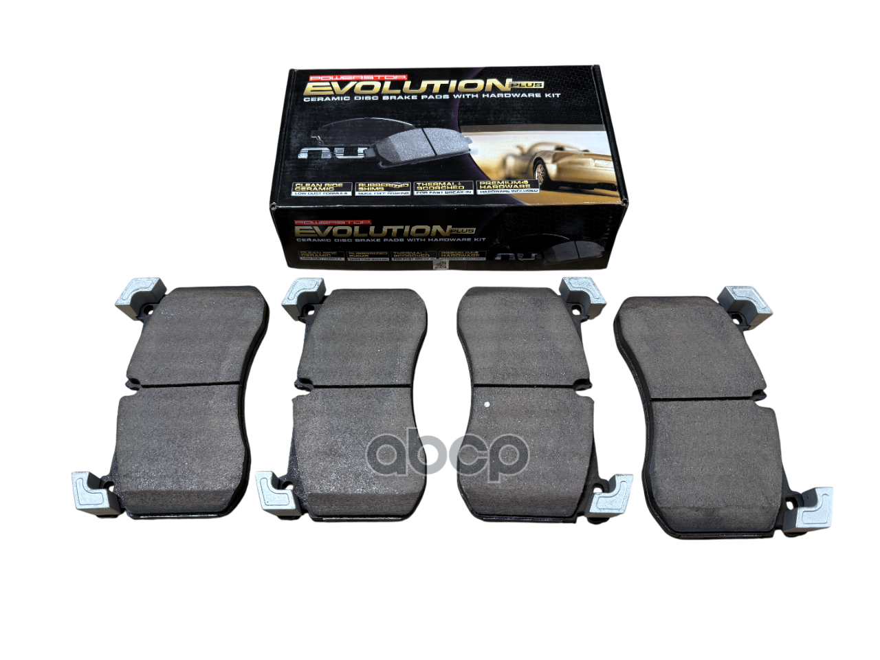 ПРЕДНИЕ КЕРАМИЧЕСКИЕ КОЛОДКИ EVOLUTION PLUS Z17 POWERSTOP 17-2238 172238 POWER STOP арт. 172238