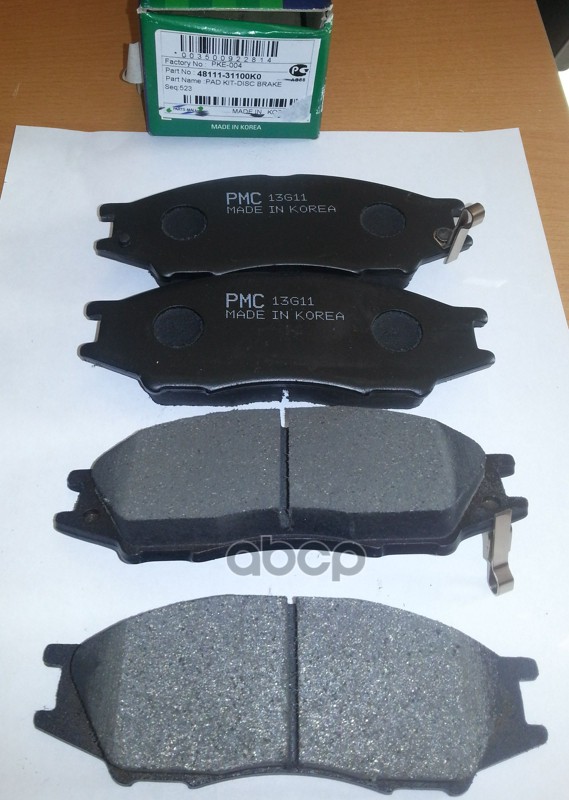Колодки тормозные дисковые SAMSUNG SM3 / Nissan Almera Classic PMC 48111-31100K0 Parts-Mall арт. pke-004