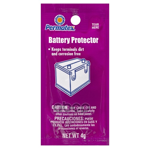 Смазка Для Электроконтактов Диэлектрическая Смазка Battery Protector & Sealer, Защищает Клеммы От Воздействия Влаги, Грязи И ...