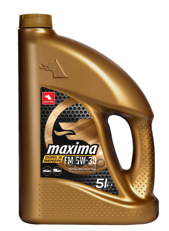 Petrol Ofisi Масло Моторное Petrol Ofisi Maxima Fm 5W-30 Синтетическое 5 Л 11208-65Yg