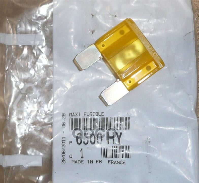 Предохранитель Флажковый 20A Peugeot-Citroen арт. 6500HY