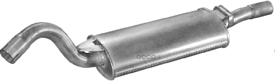 Глушитель Задн Часть Audi: 80 86-91, Coupe 89-96 Polmostrow арт. 01.05