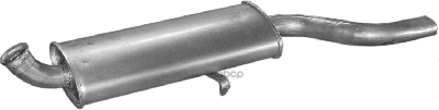 Глушитель Задн Часть Audi: 80 79-86, 80 86-91, 90 84-87, Coupe 80-88 Polmostrow арт. 01.14