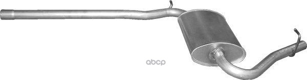 Глушитель Средн Часть Audi: A4 1.6 00-03 Polmostrow арт. 01.22