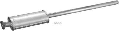 Глушитель Средн Часть Citroen: C15 86-00, Visa 82-91, Peugeot: 104 79-83, 104 Купе 79-84, Talbot: Samba 81-86, Samba Кабрио 8...