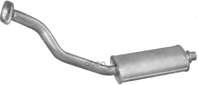 Глушитель Передн Часть Citroen: Berlingo/Peugeot: Partner 1.9D 02-03 Polmostrow арт. 04.314