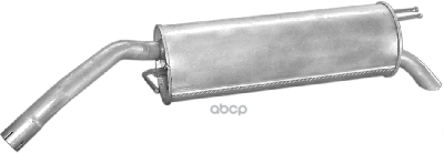 Глушитель Задн Часть Fiat: Stilo 02- Polmostrow арт. 07.424