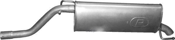 Глушитель Задн Часть Fiat Grande Punto 1.3 Mjtd 05-10 Polmostrow арт. 07.439