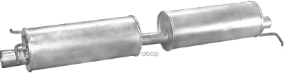 Глушитель Средн Часть Ford: Transit 08.00- Polmostrow арт. 08.598