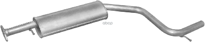 Глушитель Средн Часть Ford: Mondeo 1.8/2.0 16V 00-07 Polmostrow арт. 08.617