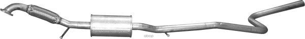 Резонатор (Средняя Часть) Ford Fiesta/Fusion 02-12 1.6 16V / Mazda 2 03-07 Polmostrow 08.674 Polmostrow арт. 08.674