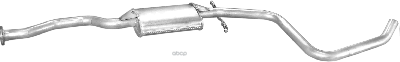 Глушитель Средн Часть Ford: Escort V 90-92, Escort V Кабрио 90-92, Escort V Универсал 90-92, Escort Vi 92-95, Escort Vi Кабри...