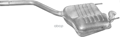 Глушитель Задн Часть Mercedes-Benz: C180 1.8 93-94, C200 2.0 D 93-96 Polmostrow арт. 13.167