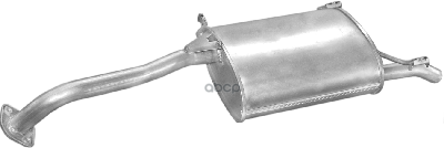 Глушитель Задн Часть Nissan: Primera 90-96, Primera Hatchback 90-96 Polmostrow арт. 15.86