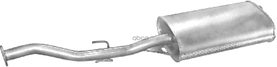 Глушитель Средн Часть Opel: Frontera A 92-98 Polmostrow арт. 17.142
