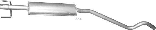 Глушитель Средн Часть Opel: Astra G/ Astra H 1.4I 16V Polmostrow арт. 17.61