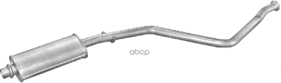 Глушитель Средн Часть Peugeot: 306 94-01, 306 Break 97-02 Polmostrow арт. 19.60
