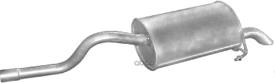 Глушитель Задн Часть Renault: Clio Ii 98-05 Polmostrow арт. 21.280