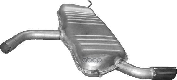 Глушитель Задняя Часть Seat: Altea 1.6I-16V 04-05, Leon 1.6I-16V 07/05-08/05 Polmostrow арт. 23.78
