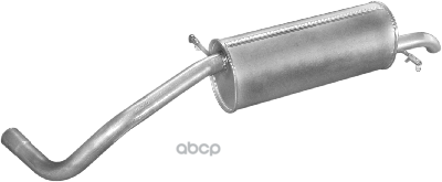 Глушитель Задн Часть Skoda: Fabia Combi 00-, Vw: Polo Седан 03- Polmostrow арт. 24.39