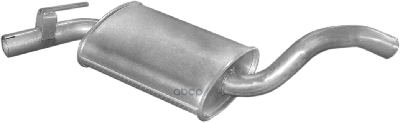 Глушитель Средн Часть Vw: Golf Iii Variant 93-99 Polmostrow арт. 30.100