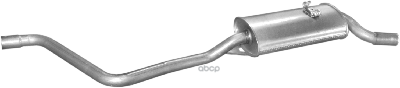 Глушитель Задн Часть Vw: Polo 1.3 G40 (10, 90-09, 94) Polmostrow арт. 30.155