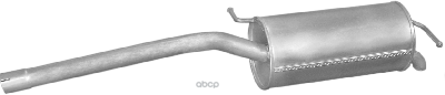 Глушитель Задн Часть Vw: Caddy Iii 2.0Sdi 04- Polmostrow арт. 30.266
