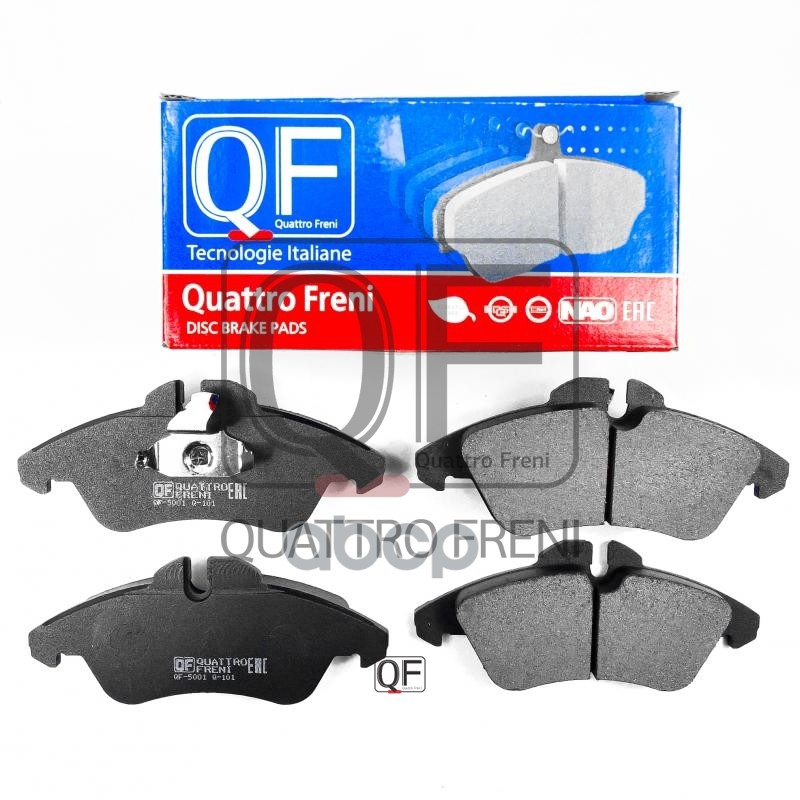 Колодки тормозные дисковые к-т QUATTRO FRENI арт. qf500100