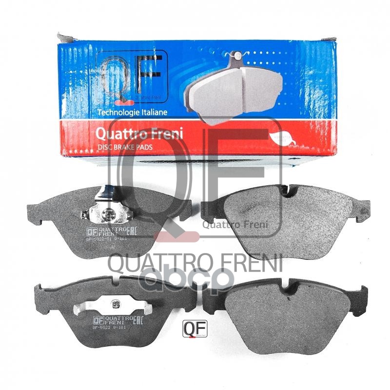 Колодки тормозные дисковые передние к-т QUATTRO FRENI арт. qf502200